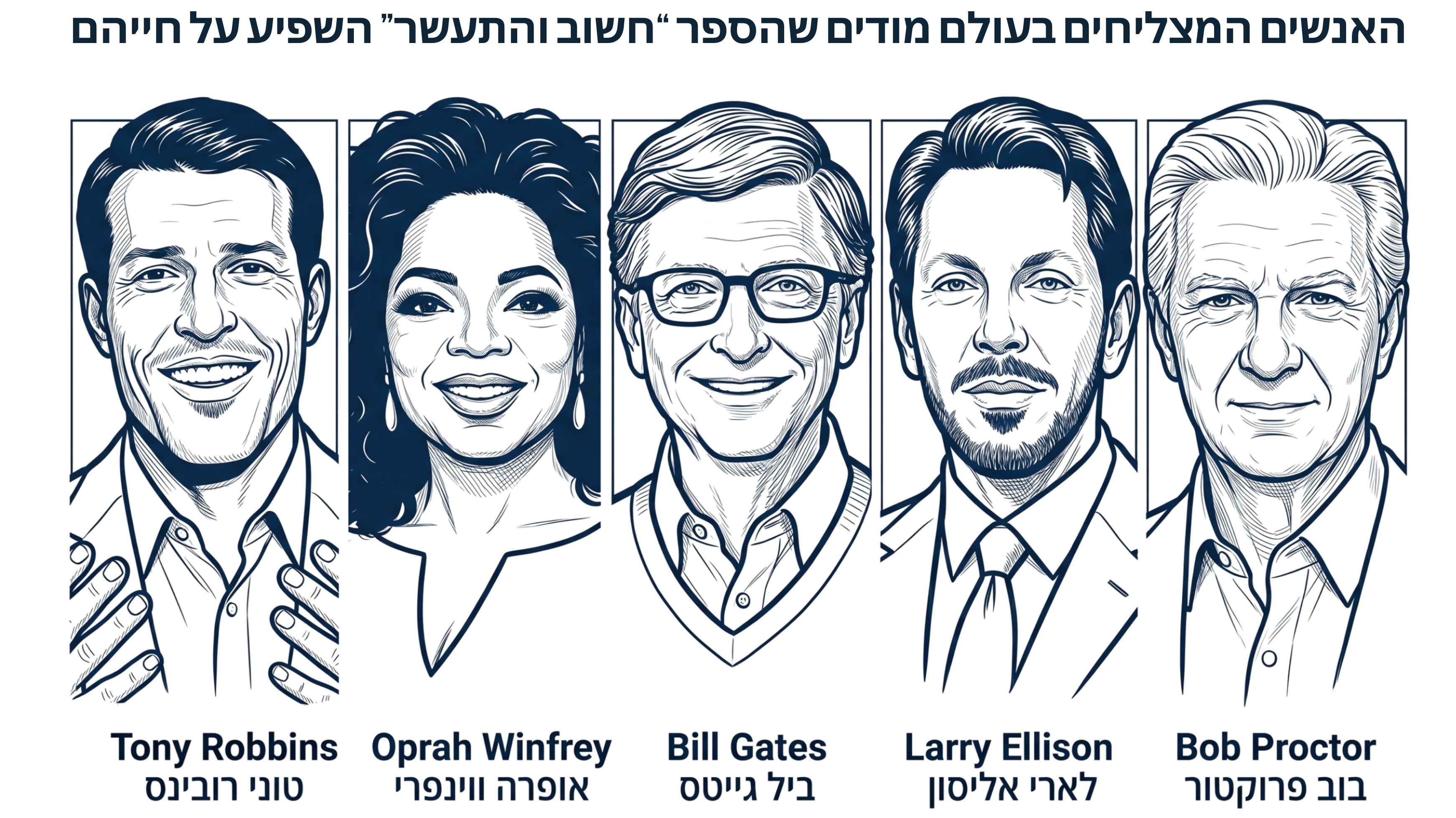 חשוב והתעשר, טוני רובינס ובוב פרוקטור